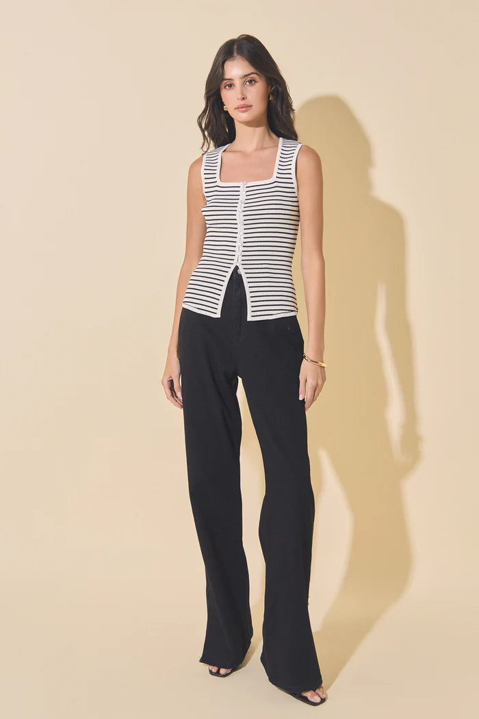 Striped Knit Tank