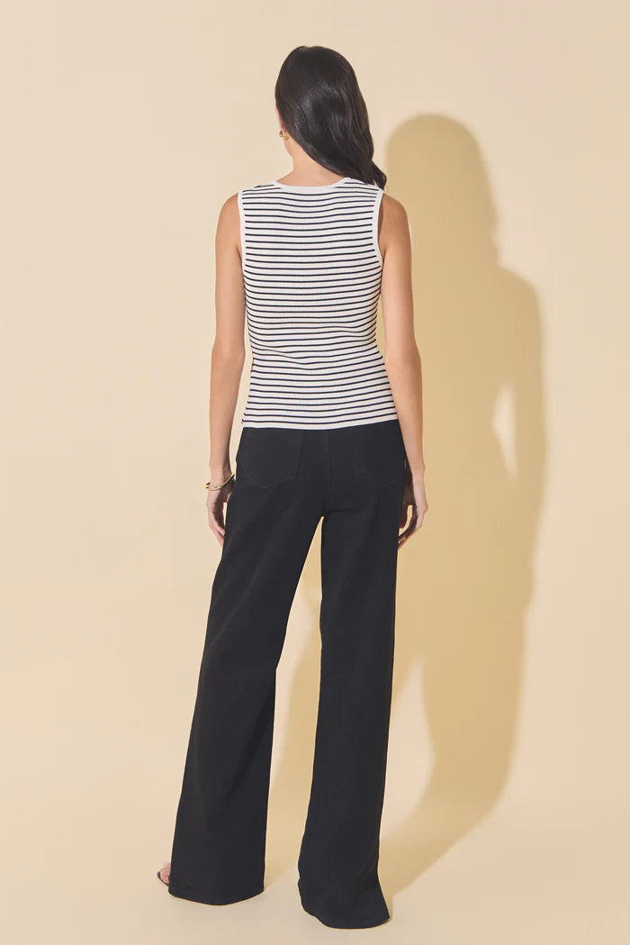 Striped Knit Tank