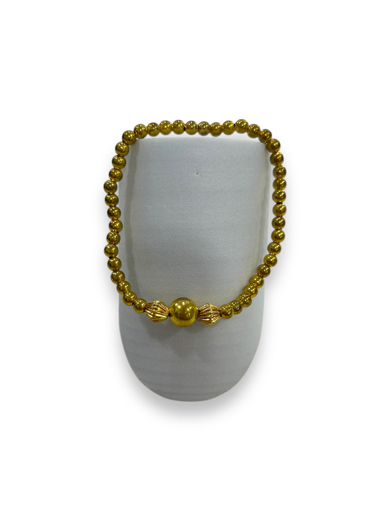 Gold Beaded Bracelet