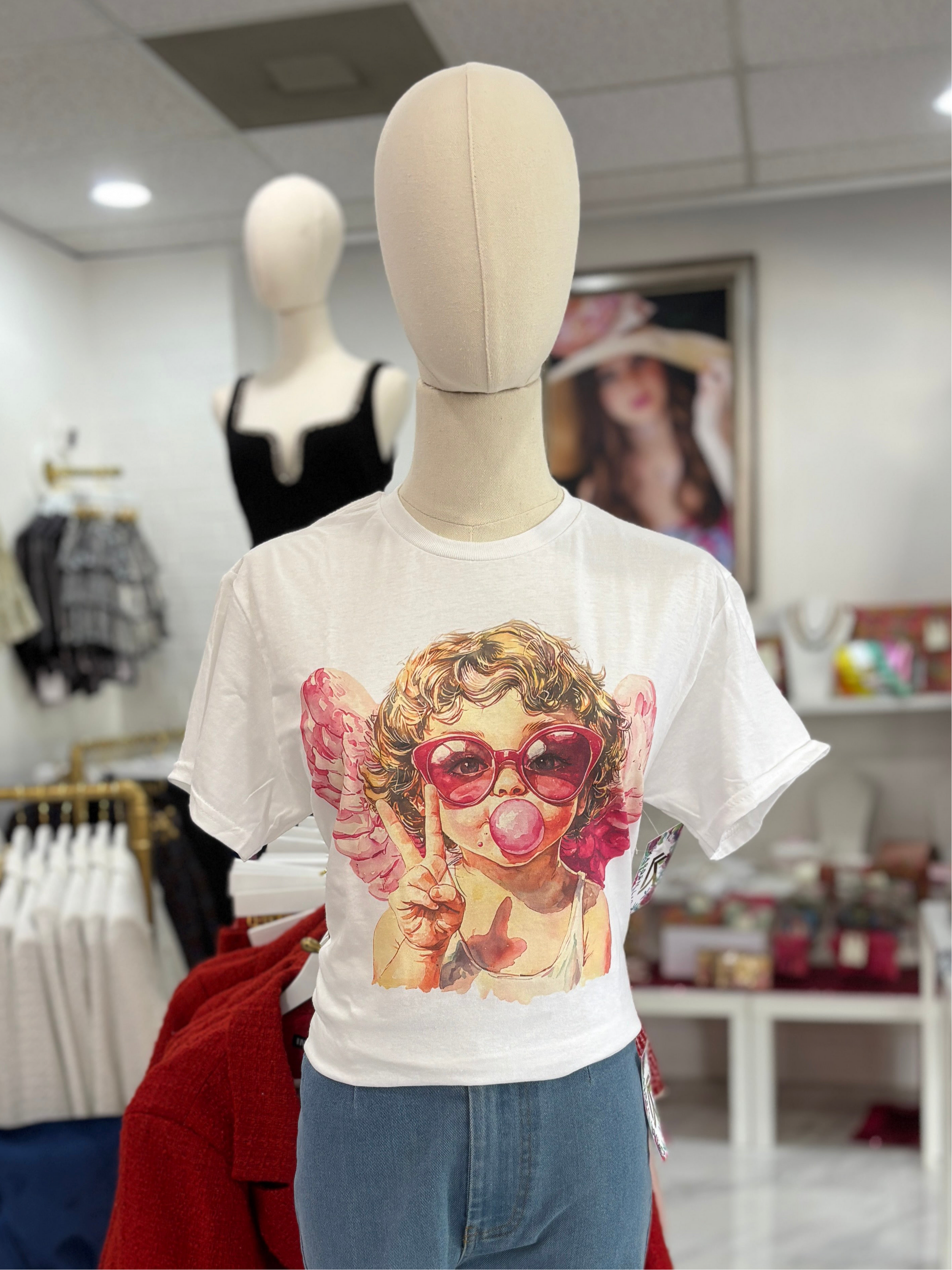 Bubblegum Cupid Graphic Tee