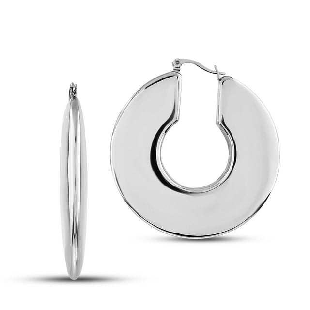 Silver Hoop Earrings