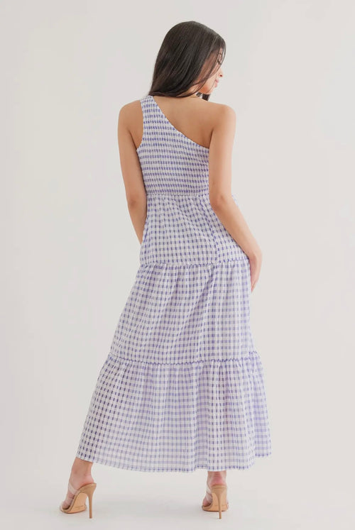 Gingham Tiered Maxi Dress