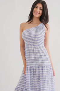 Gingham Tiered Maxi Dress