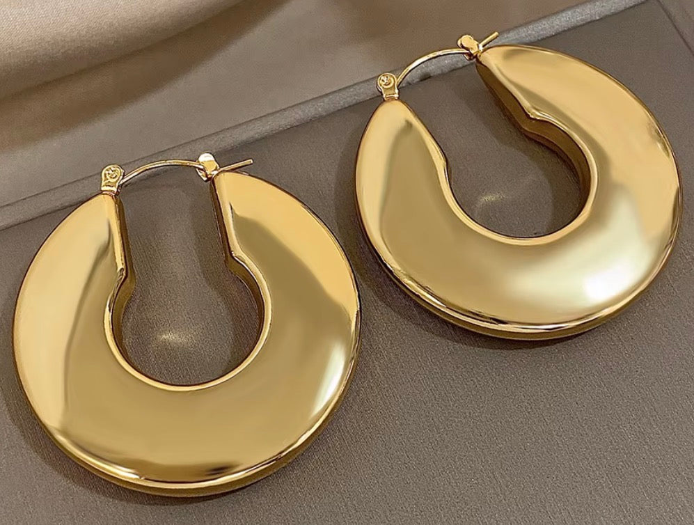 Gold Hoop Earrings