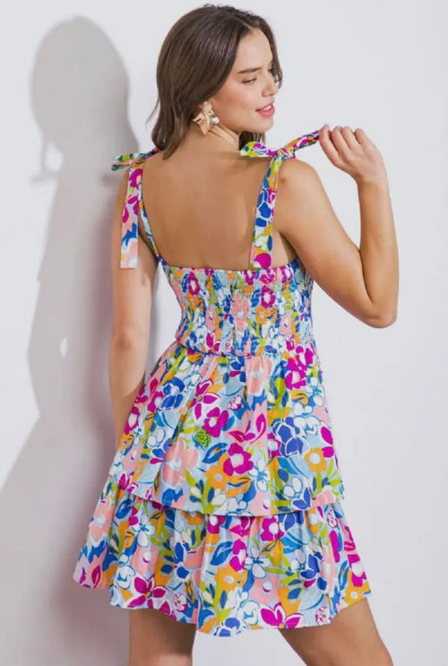 Summer Tiered Mini Dress