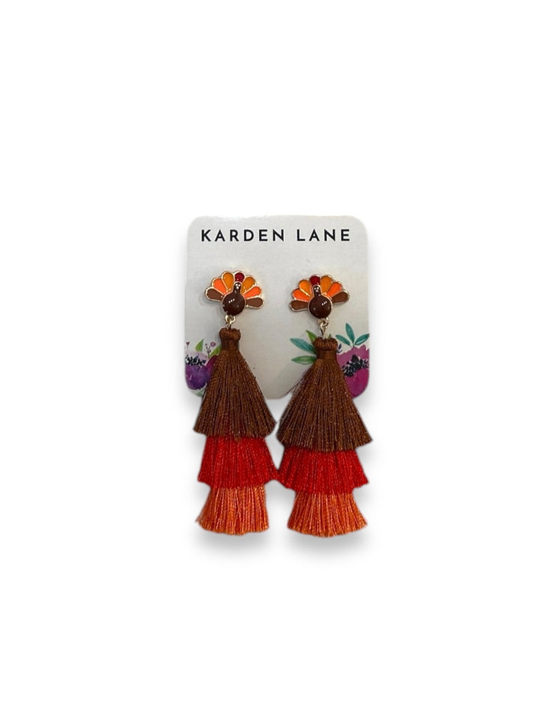 Turkey Fringe Earrings