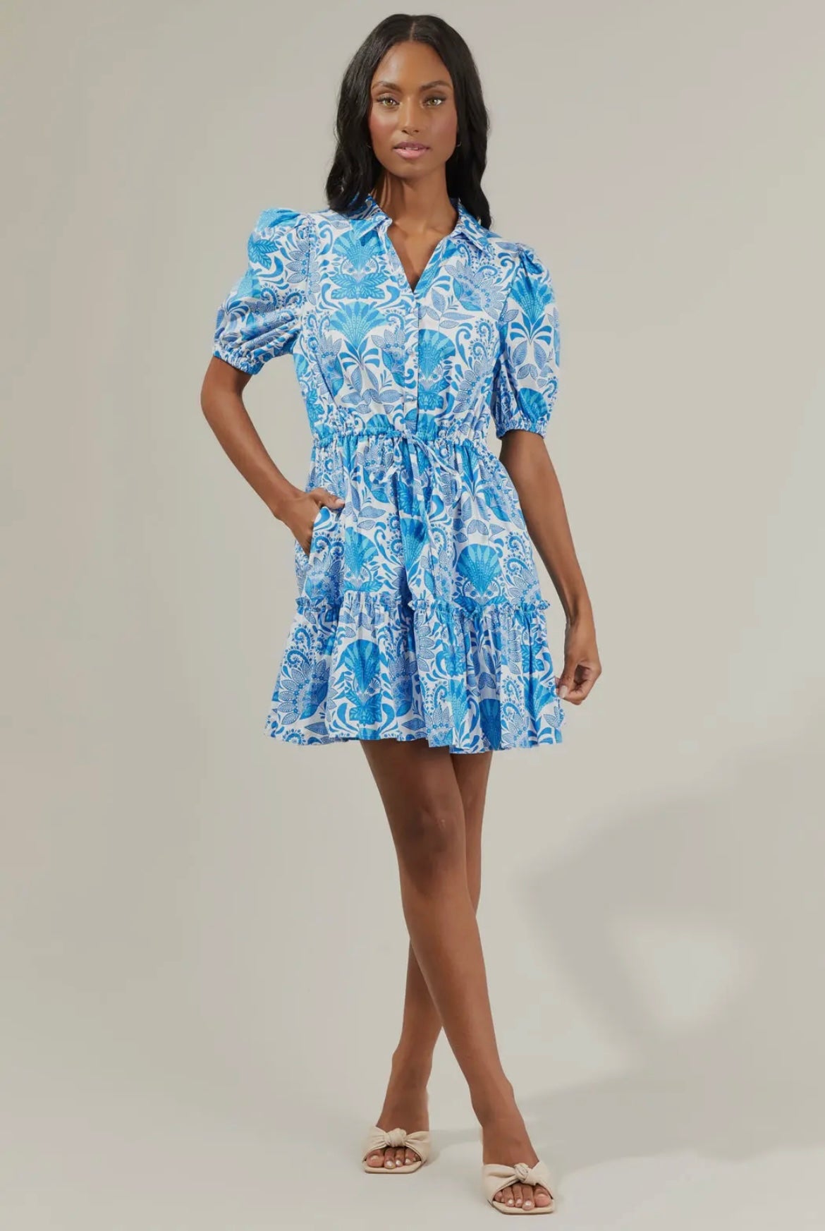 Biller Floral Mini Dress