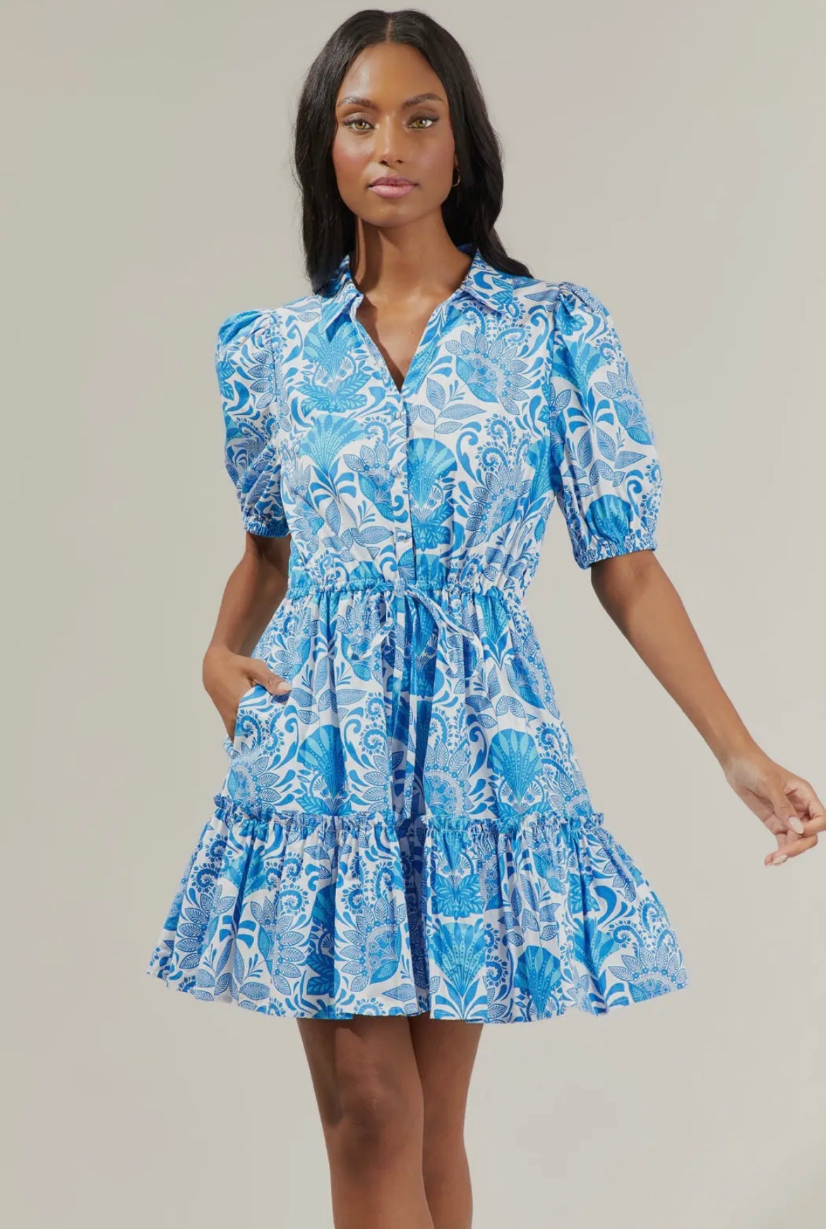 Biller Floral Mini Dress