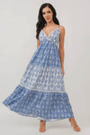 Tile Print Maxi Dress