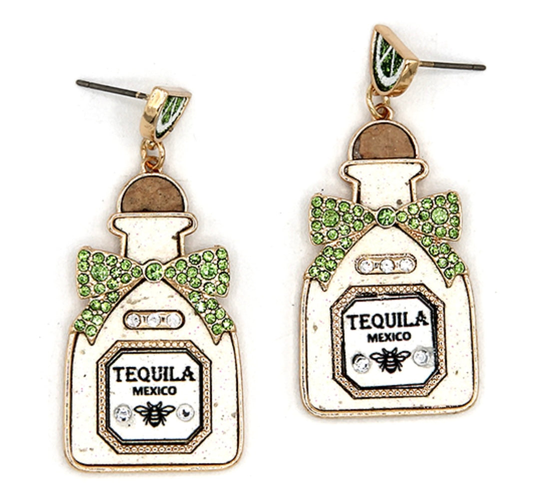 Tequila Time Earrings - White