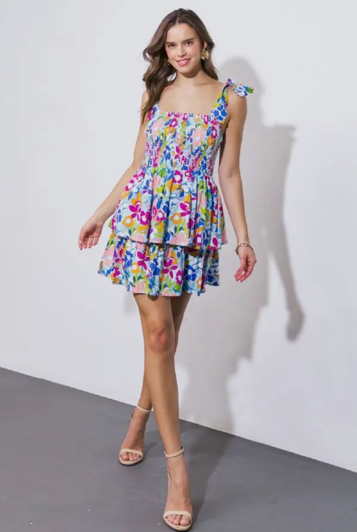 Summer Tiered Mini Dress