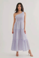Gingham Tiered Maxi Dress