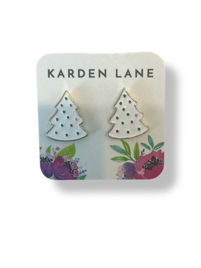 Christmas Tree Stud Earrings