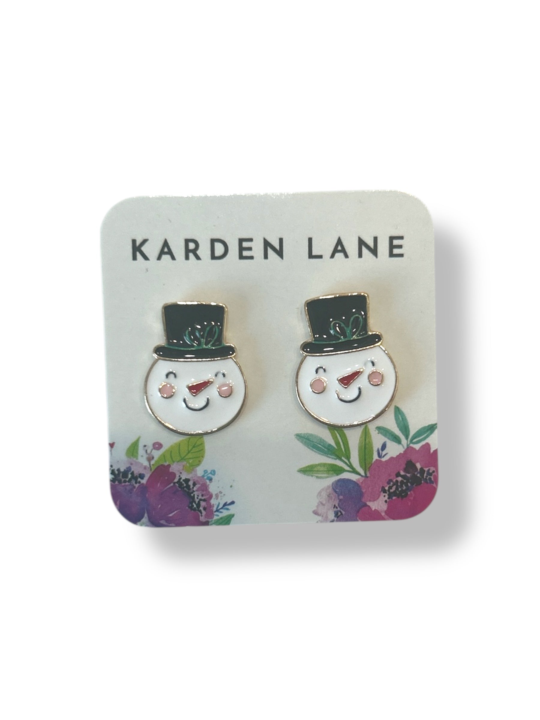 Snowman Stud Earrings