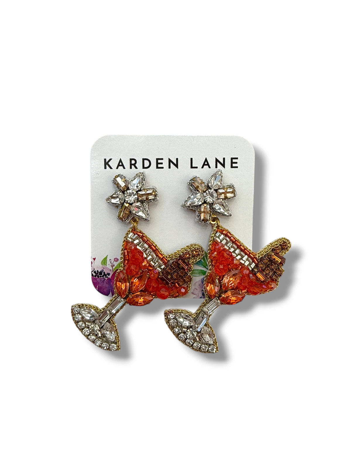 Aperol Beaded Earrings
