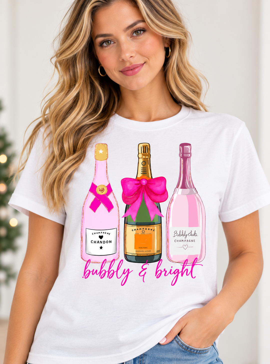 Bubbly & Bright Graphic Tee - White