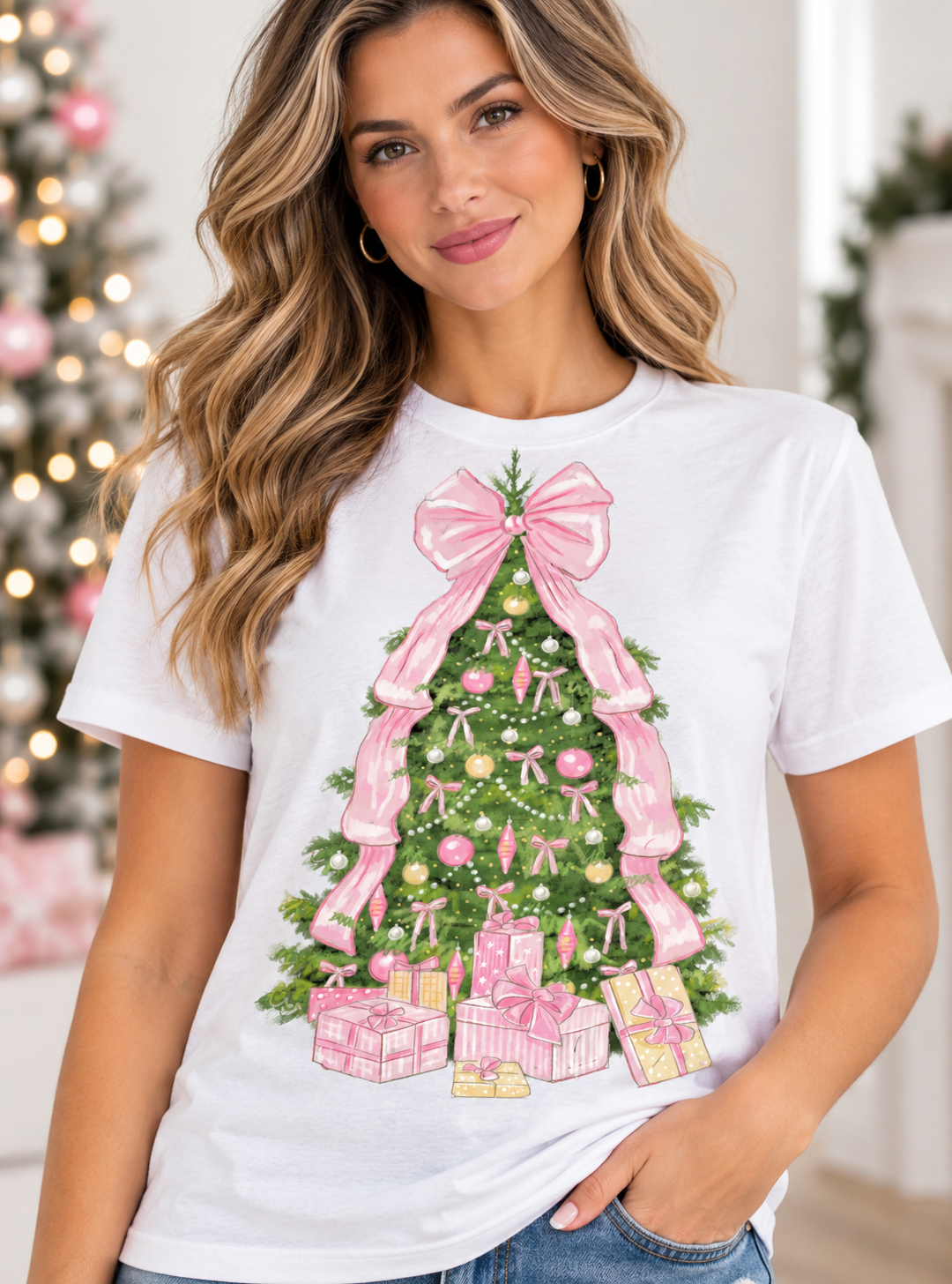 Pastel Christmas Tree - White