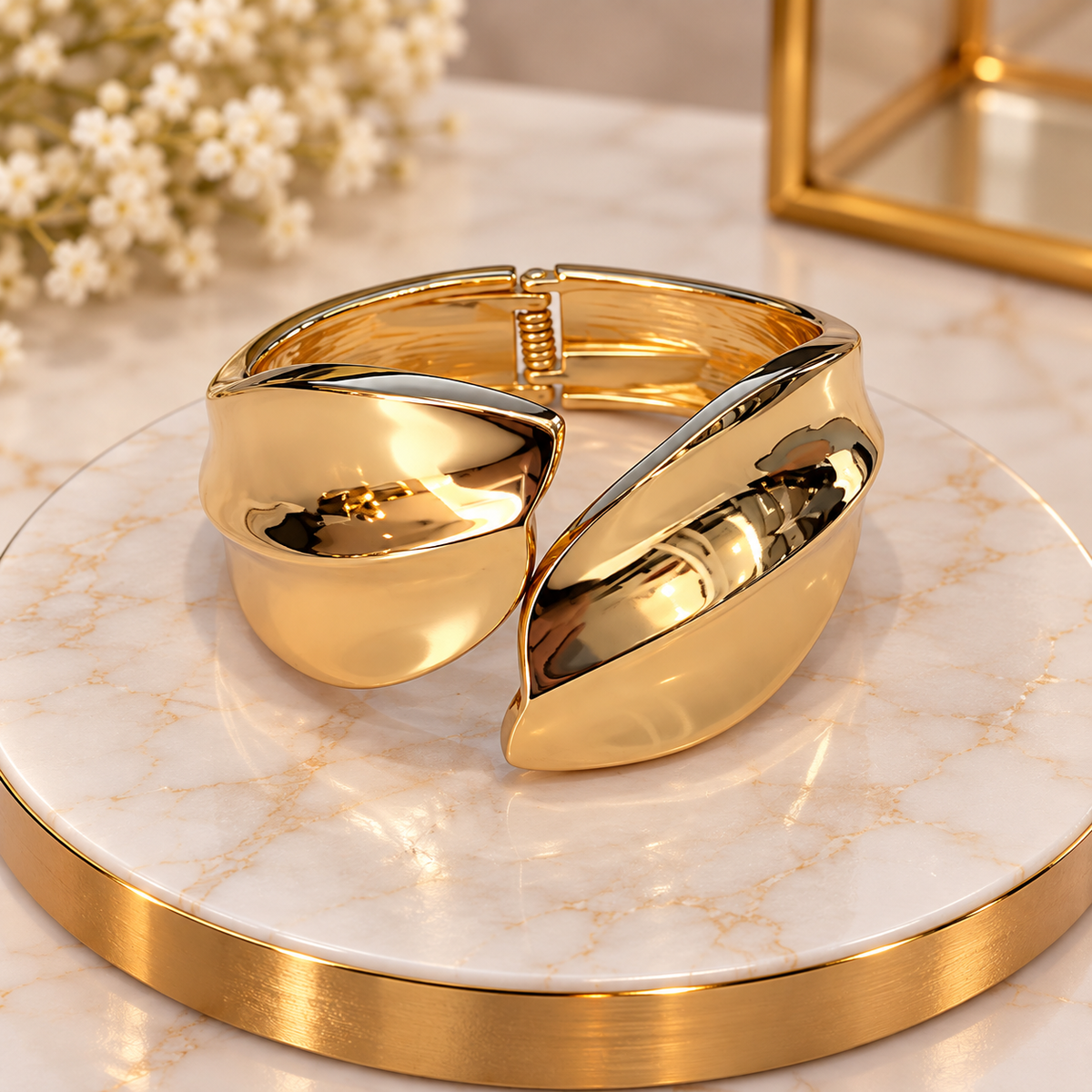 Gold Cuff Bracelet