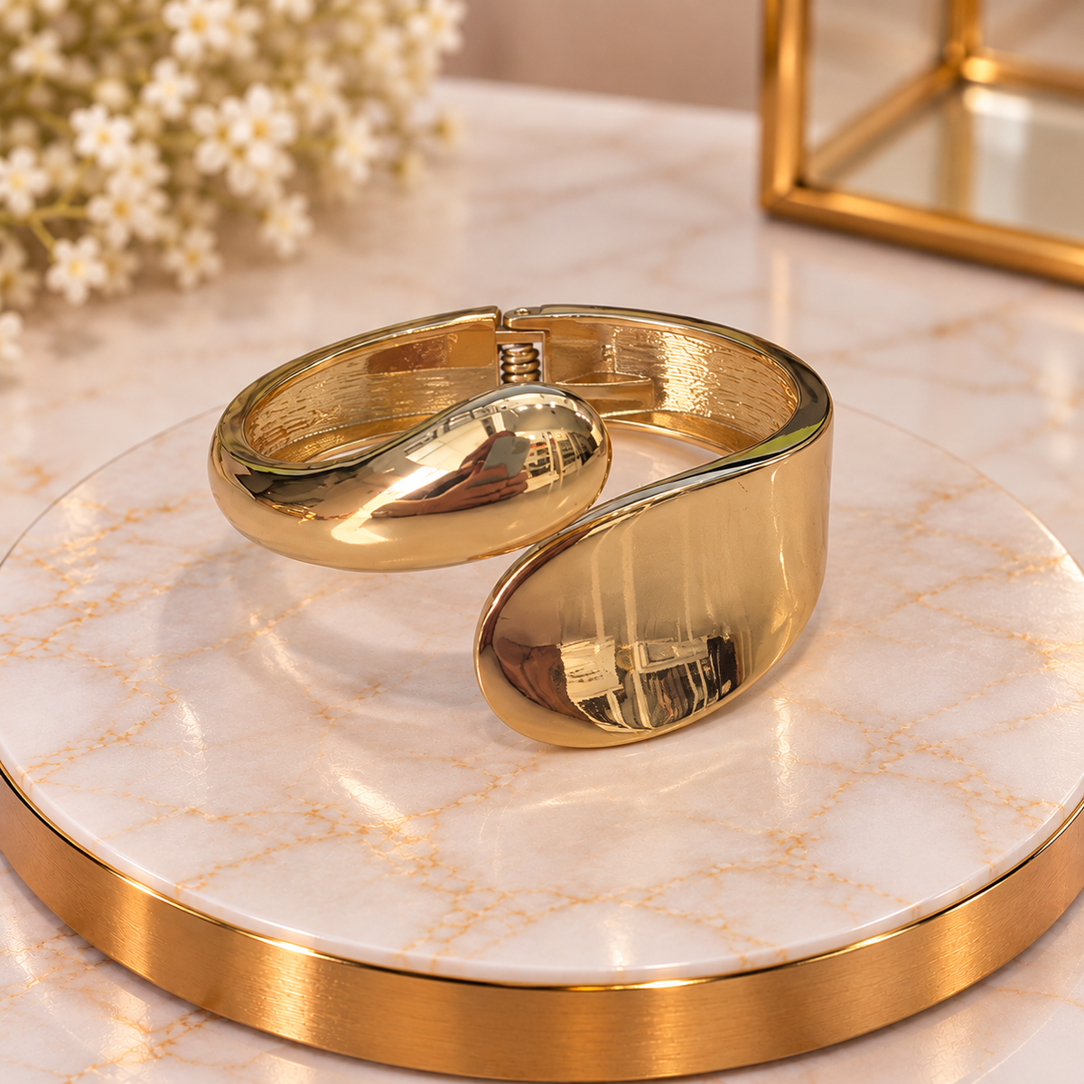 Gold Cuff Bracelet