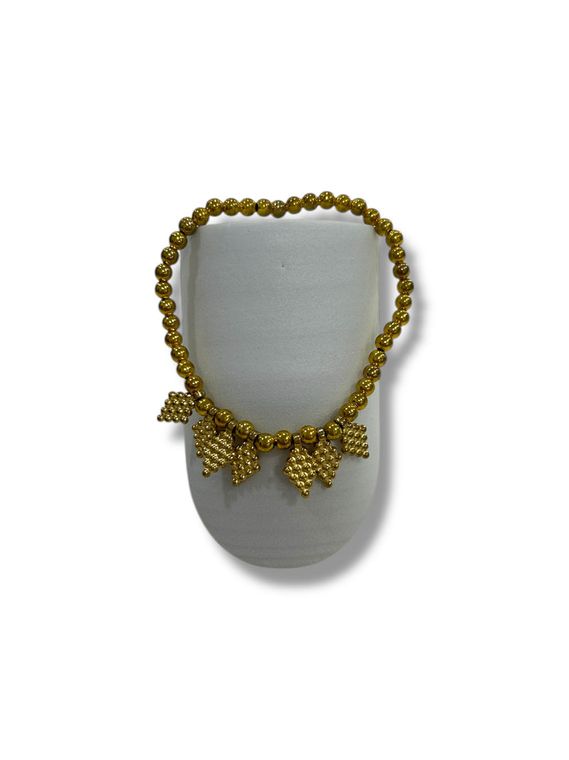 Gold Beaded Bracelet