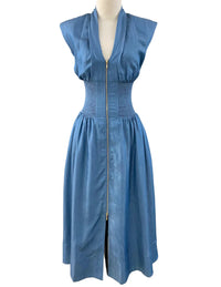 Vikki Midi Dress - Dark Indigo