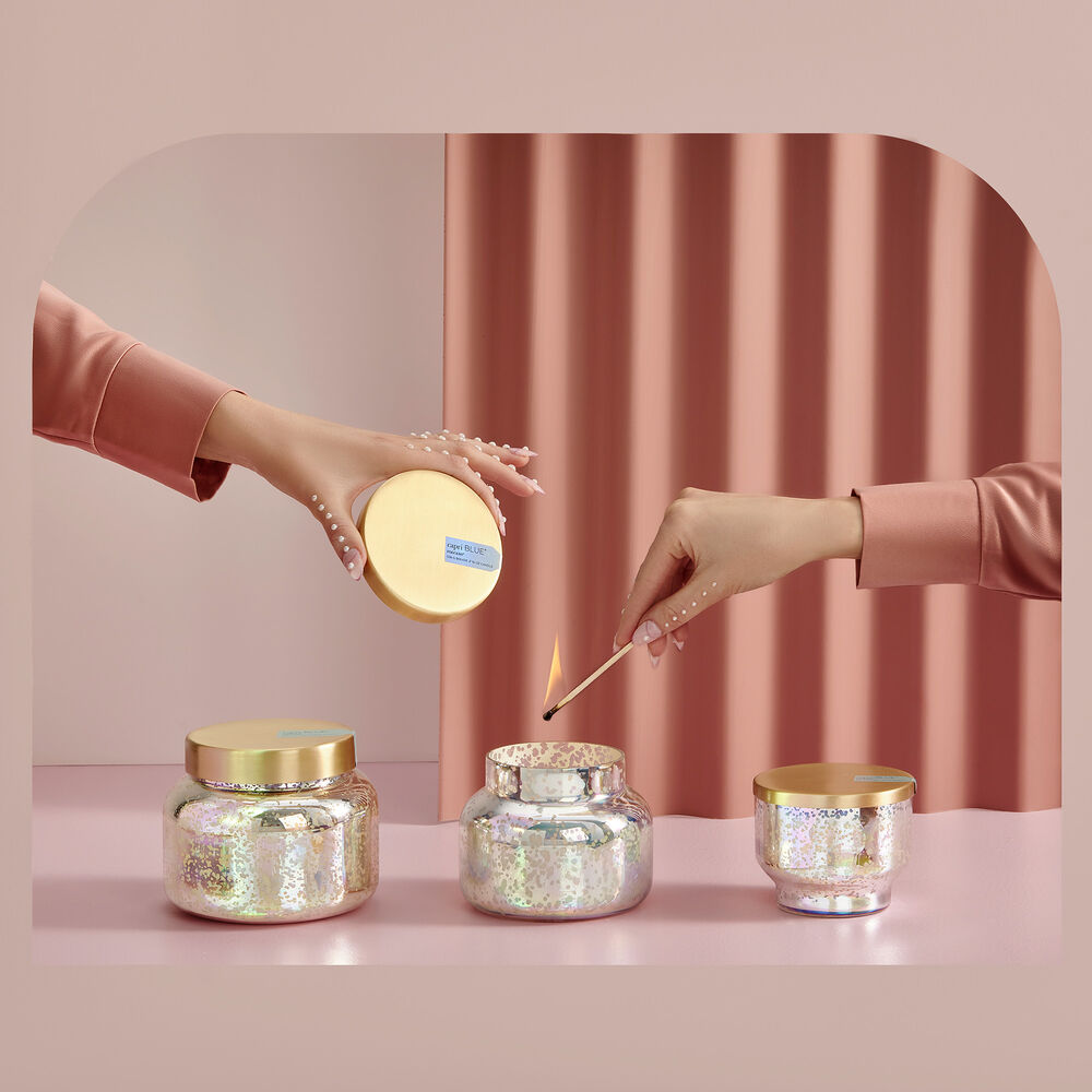 Capri Blue Volcano Mercury Iridescent Inverted Jar 10oz.