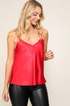 Satin Cami - Red