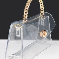 The Clear Bag - Gold Chain