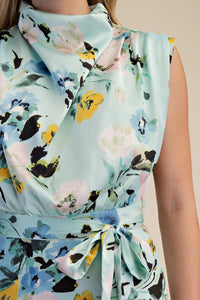 Floral Midi Dress - Mint