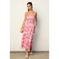 The Palms Midi Dress - Pink