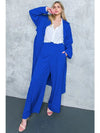 Wide Leg Trousers - Blue