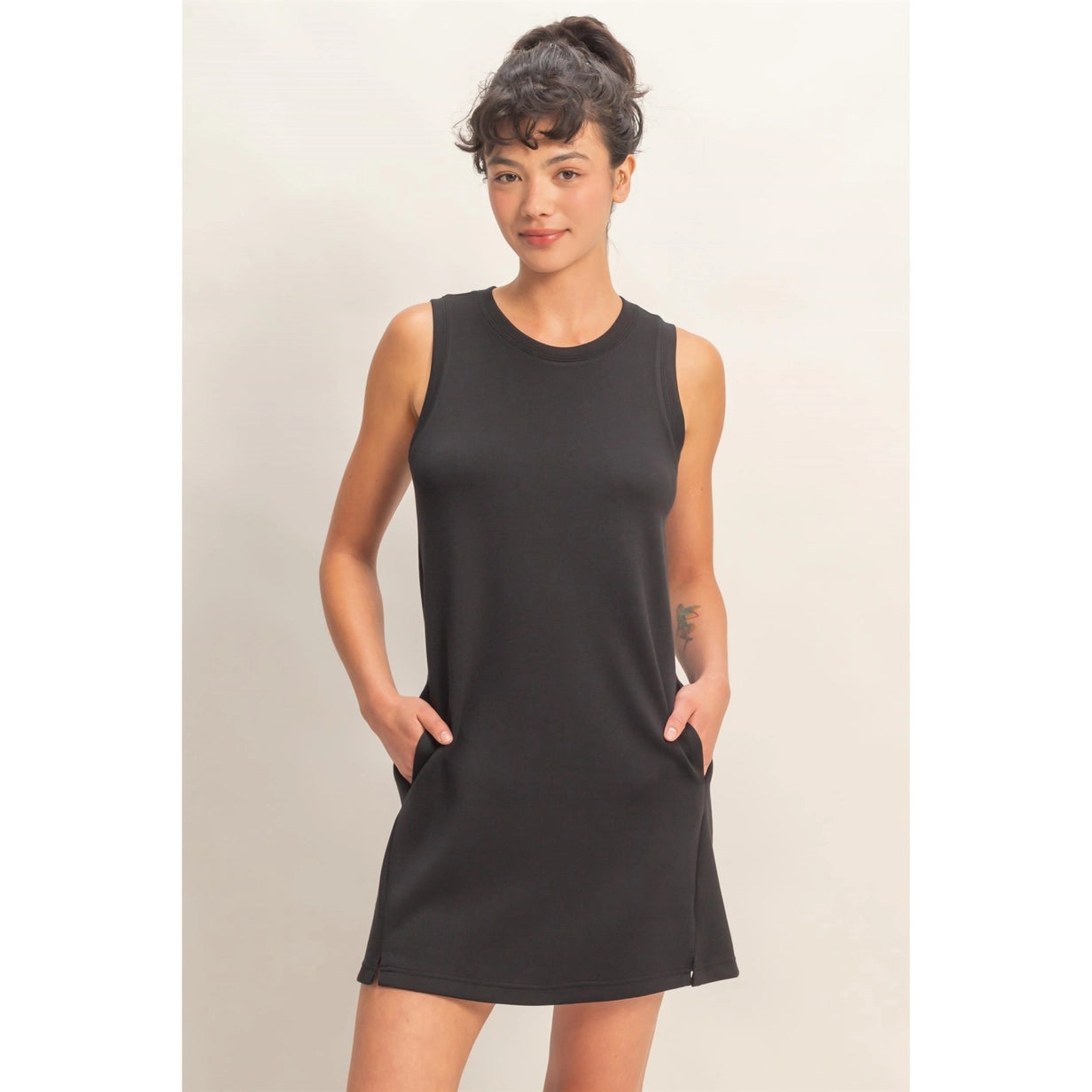On The Go Mini Dress - Black