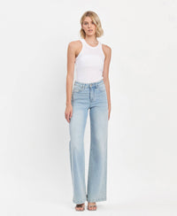 Festival Wide Leg Jeans - Light Wash