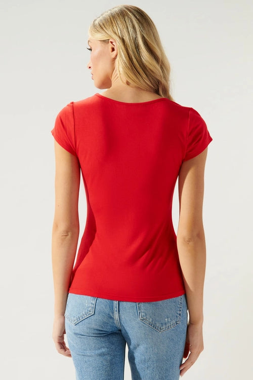 Jersey Knit Basic - Red