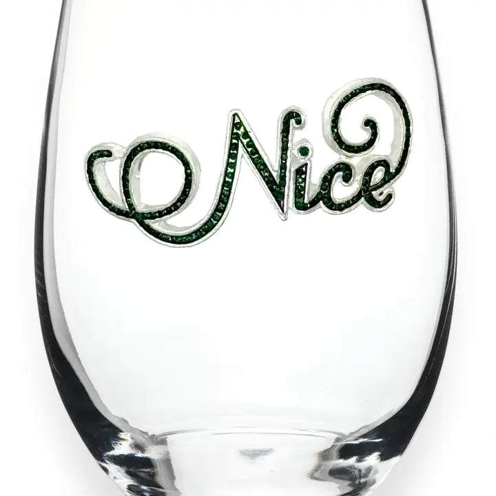 Nice Stemless Wine Glass
