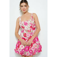 Floral Gardens Mini Dress