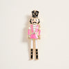 Nutcracker Brooch - Pink/White