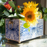 Faux Bois Cachepot Planter