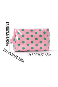 Polka Dot Cosmetic Bag - Ivory