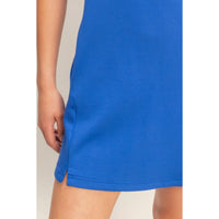On The Go Mini Dress - Cobalt