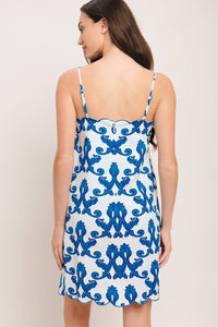 Printed Woven Mini Dress