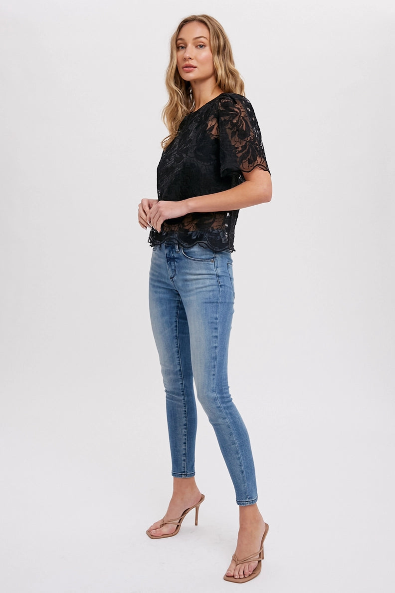 Lace Embroidered Blouse