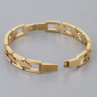 Chain Link Cuff Bracelet - Gold