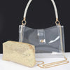 The Clear Bag - Rhinestone Handle
