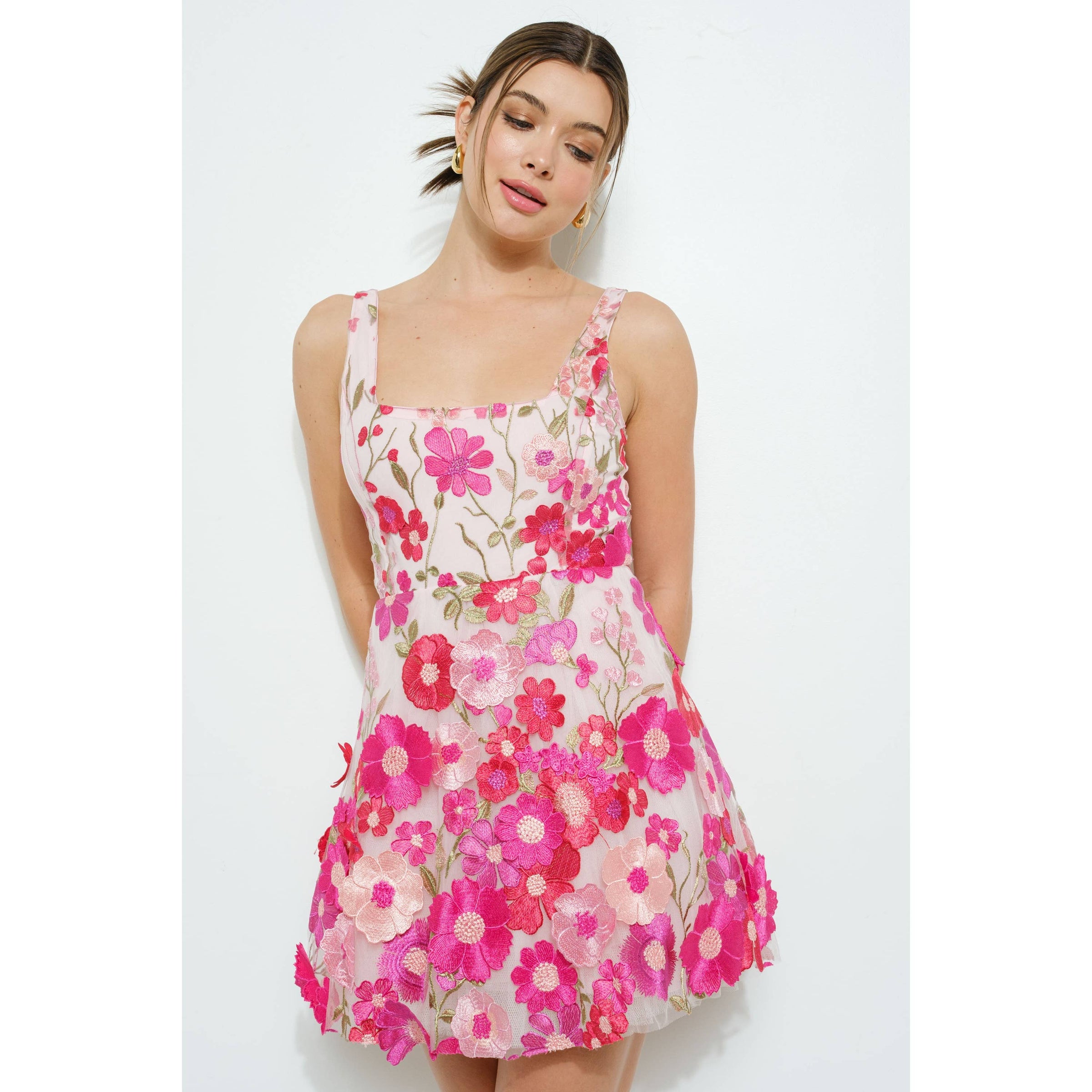 Floral Gardens Mini Dress