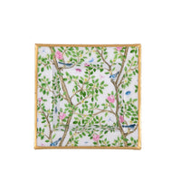 Elsie's Garden Enameled Tori Trinket Tray - Blue & Pink