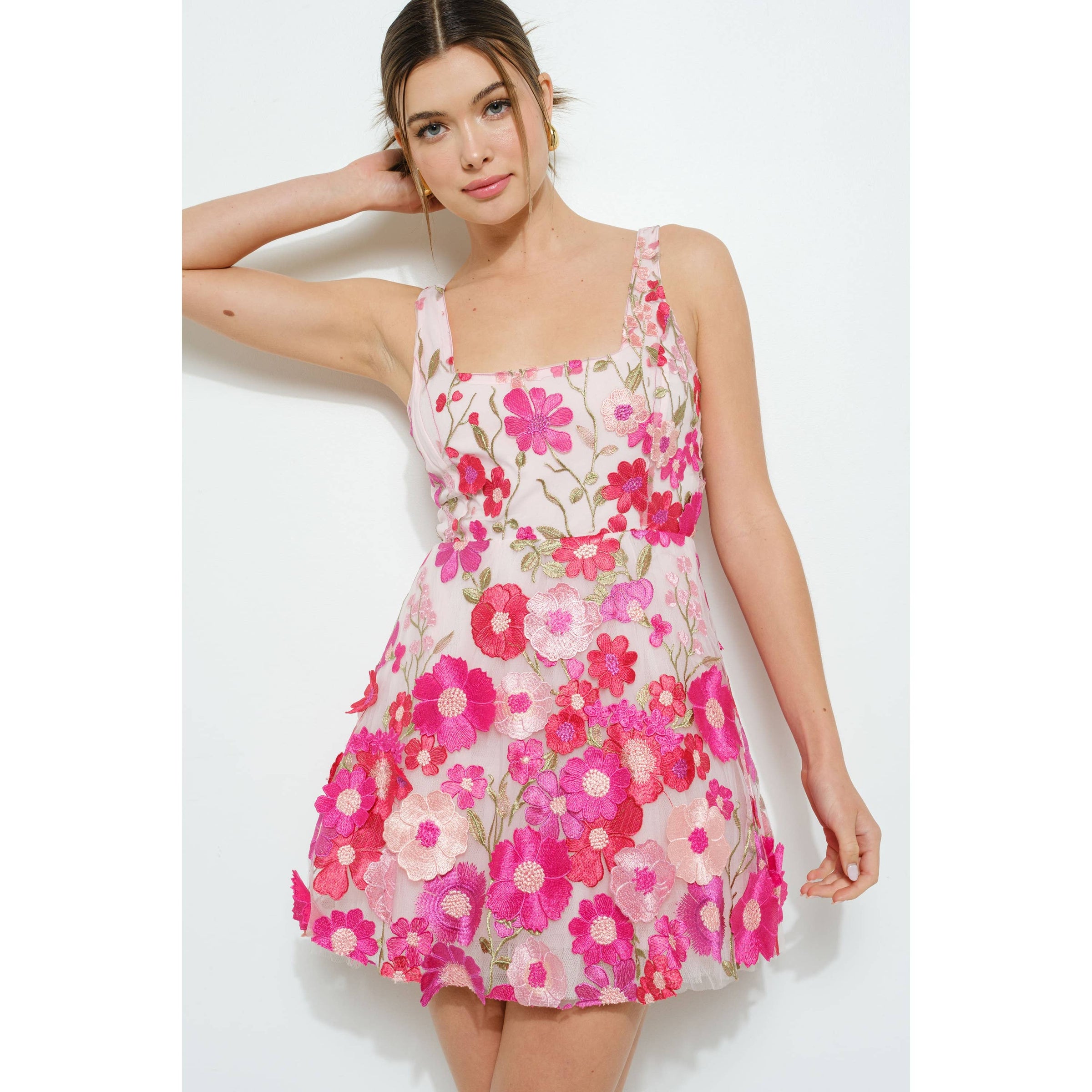 Floral Gardens Mini Dress