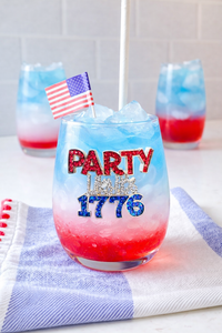 Party Like It’s 1776 Stemless Wine Glass