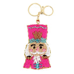 Nutcracker Beaded Keychain