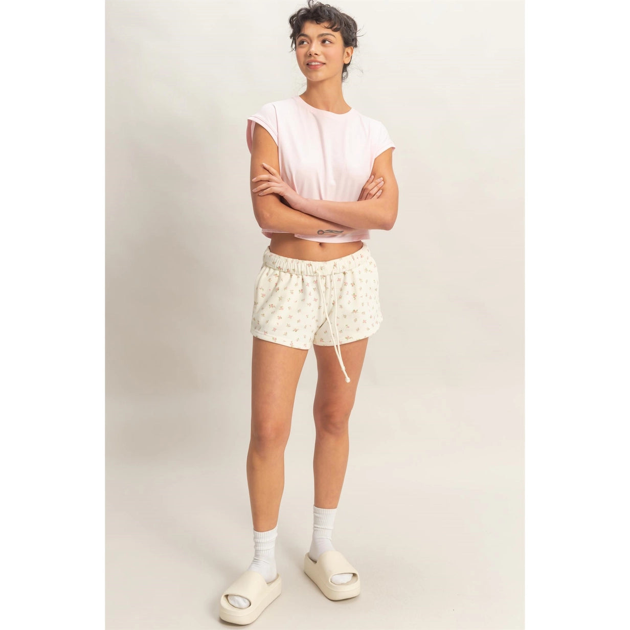 Classic Crew Neck - Soft Pink